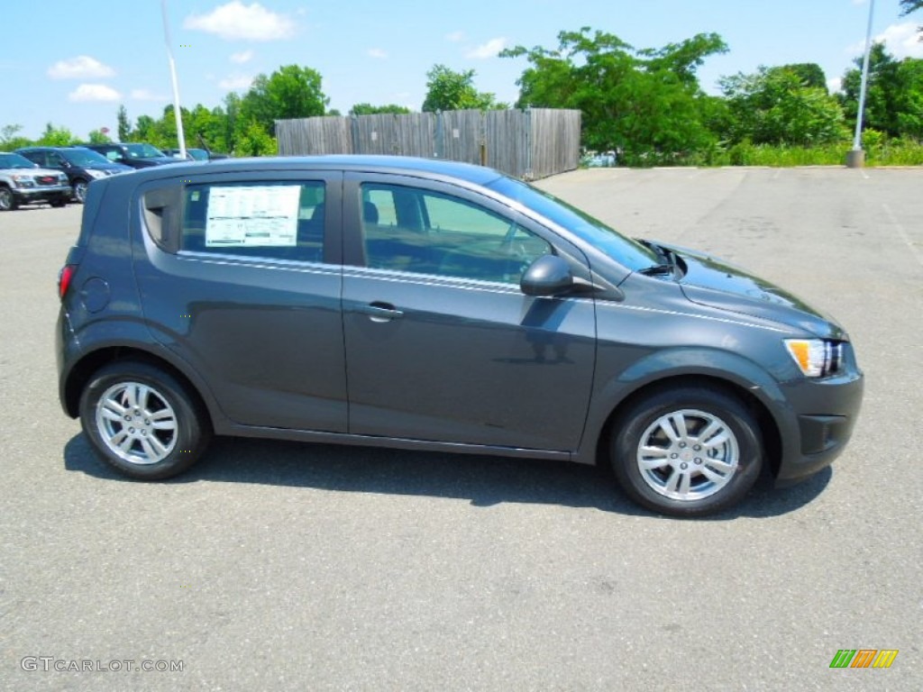 Cyber Gray Metallic 2012 Chevrolet Sonic LT Hatch Exterior Photo #65475001