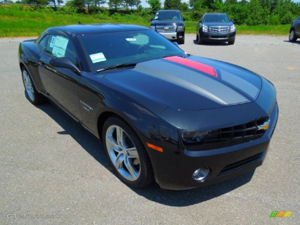 Carbon Flash Metallic 2012 Chevrolet Camaro LT 45th Anniversary Edition Coupe Exterior Photo #65475289