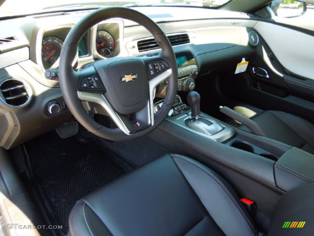 Jet Black Interior 2012 Chevrolet Camaro LT 45th Anniversary Edition Coupe Photo #65475433