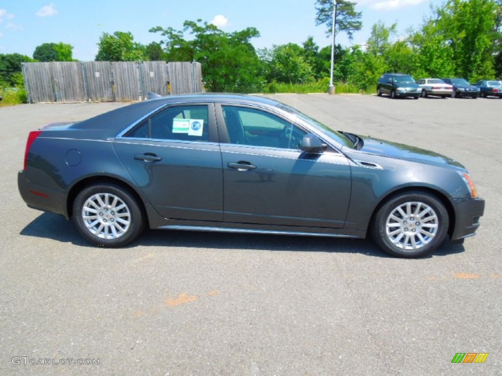 Thunder Gray ChromaFlair 2012 Cadillac CTS 3.0 Sedan Exterior Photo #65475616
