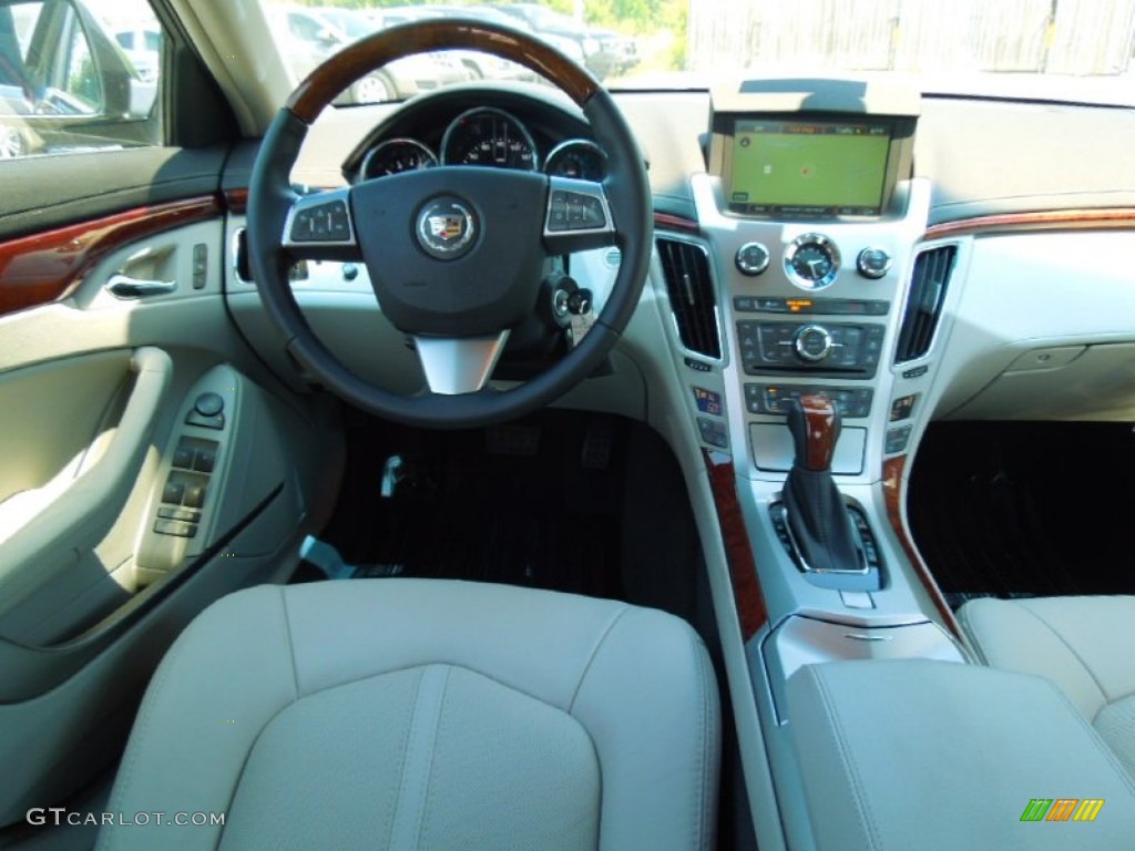 2012 CTS 3.0 Sedan - Thunder Gray ChromaFlair / Light Titanium/Ebony photo #17