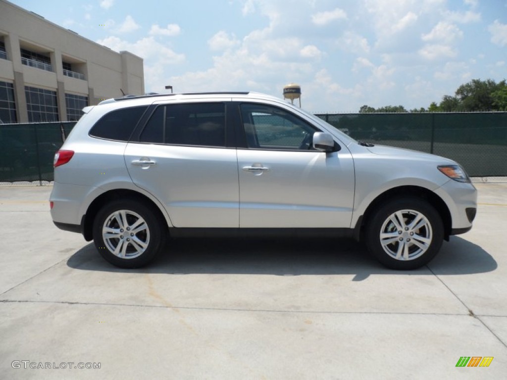 2012 Santa Fe Limited - Moonstone Silver / Cocoa Black photo #2