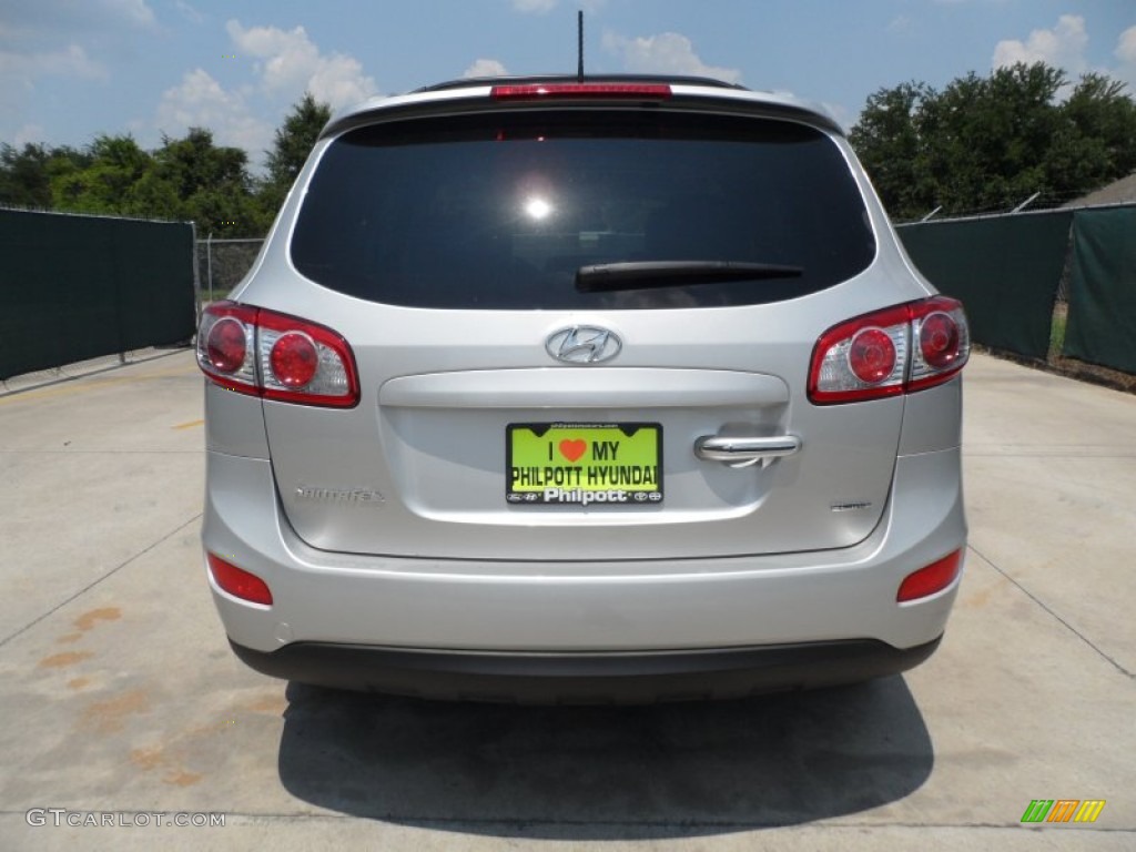 2012 Santa Fe Limited - Moonstone Silver / Cocoa Black photo #4