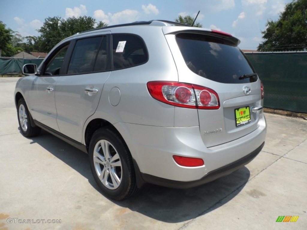 2012 Santa Fe Limited - Moonstone Silver / Cocoa Black photo #5