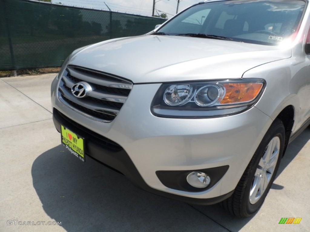 2012 Santa Fe Limited - Moonstone Silver / Cocoa Black photo #10