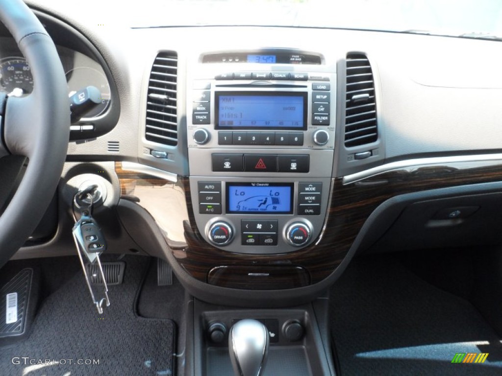 2012 Santa Fe Limited - Moonstone Silver / Cocoa Black photo #28