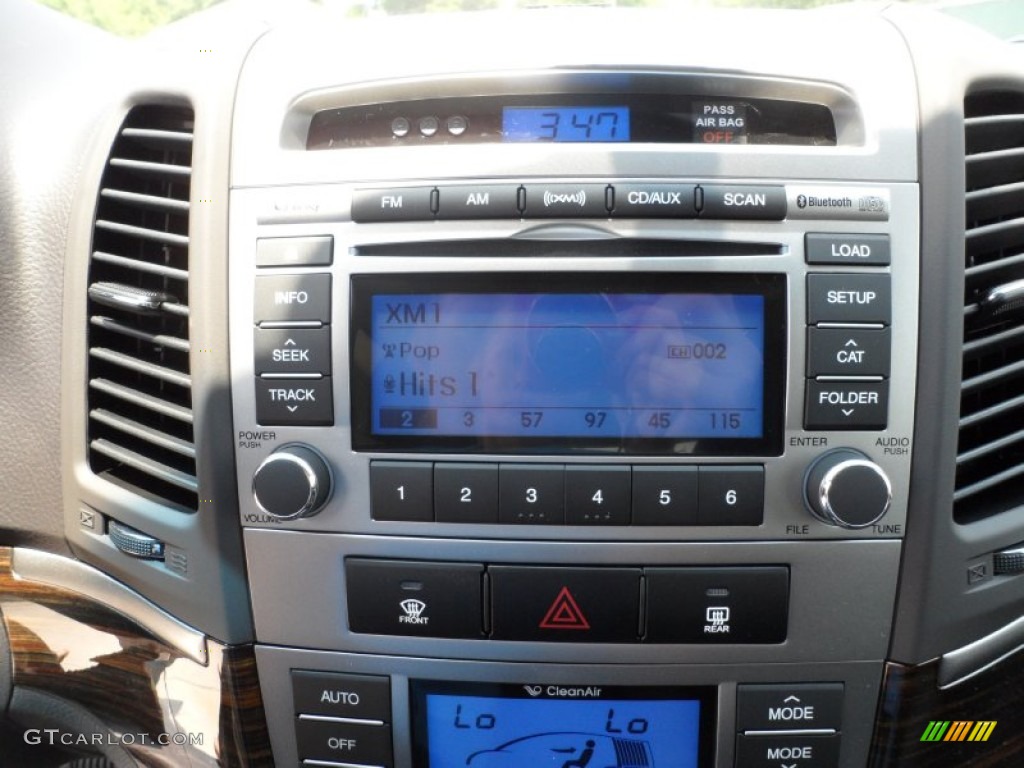 2012 Santa Fe Limited - Moonstone Silver / Cocoa Black photo #29