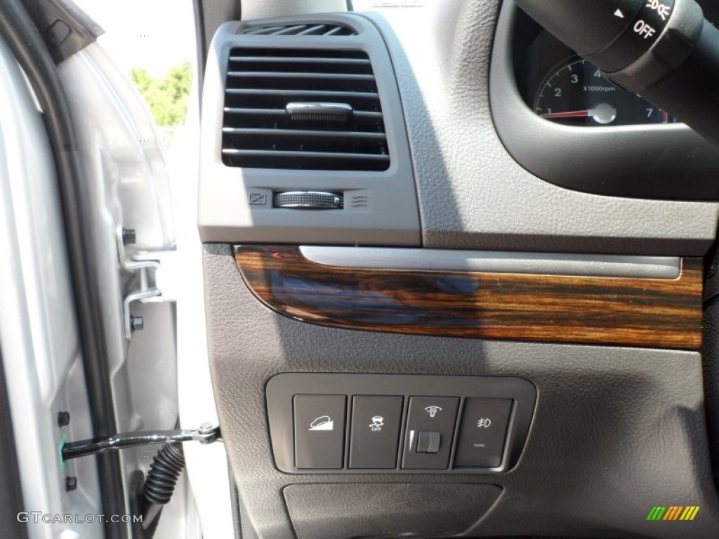 2012 Santa Fe Limited - Moonstone Silver / Cocoa Black photo #35