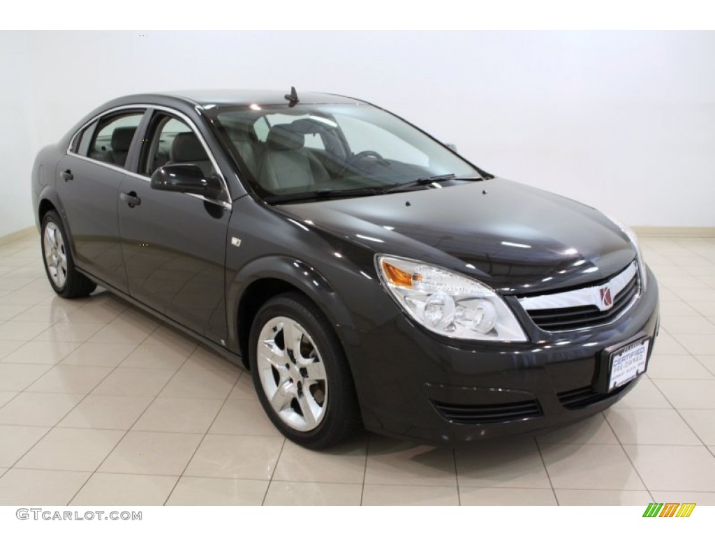 2009 Aura XE - Carbon Flash Metallic / Gray photo #1
