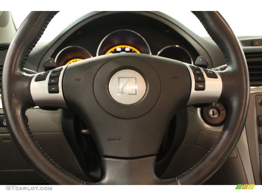 2009 Aura XE - Carbon Flash Metallic / Gray photo #8
