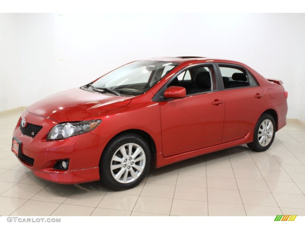 Barcelona Red Metallic 2010 Toyota Corolla S Exterior Photo #65477500