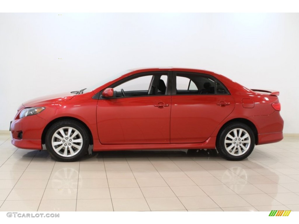 Barcelona Red Metallic 2010 Toyota Corolla S Exterior Photo #65477506