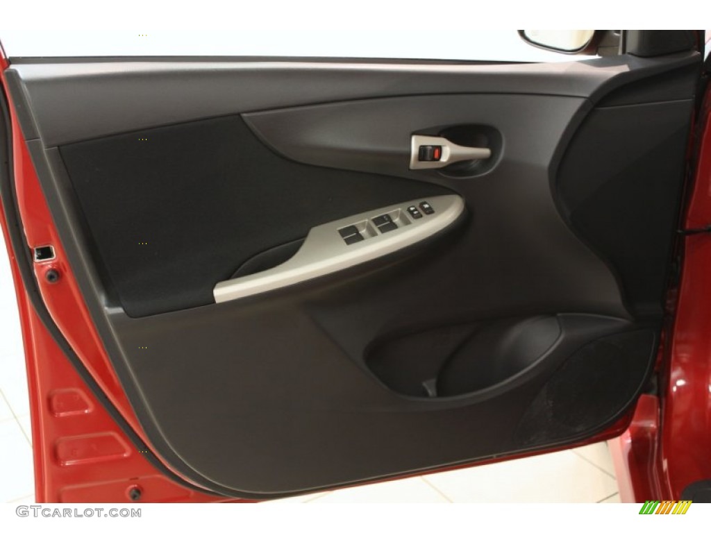 2010 Toyota Corolla S Dark Charcoal Door Panel Photo #65477512