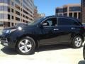 2010 Crystal Black Pearl Acura MDX   photo #1