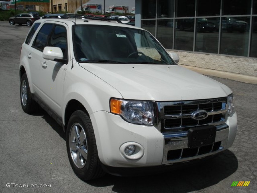 2012 Escape Limited V6 4WD - White Suede / Charcoal Black photo #2