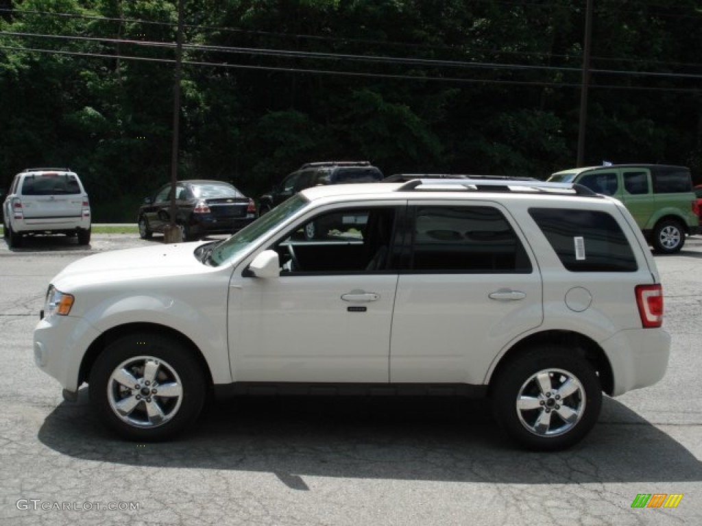 2012 Escape Limited V6 4WD - White Suede / Charcoal Black photo #5