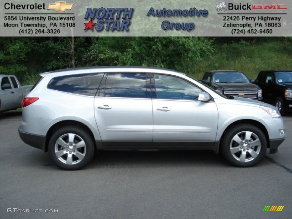 2012 Traverse LT AWD - Silver Ice Metallic / Ebony photo #1