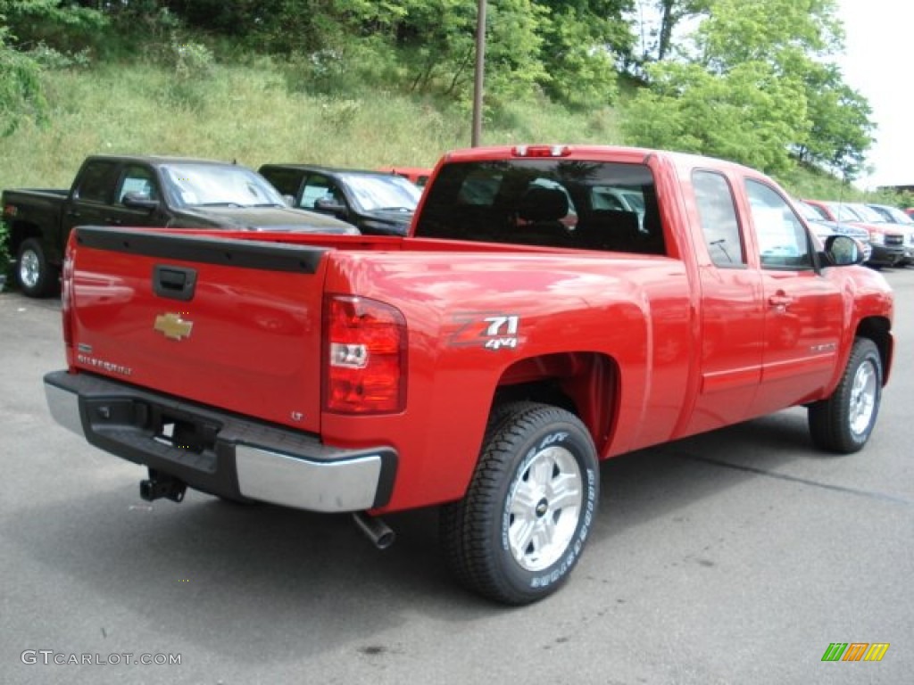 2012 Silverado 1500 LT Extended Cab 4x4 - Victory Red / Ebony photo #8