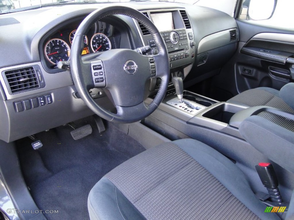 Charcoal Interior 2010 Nissan Armada SE 4WD Photo #65482956