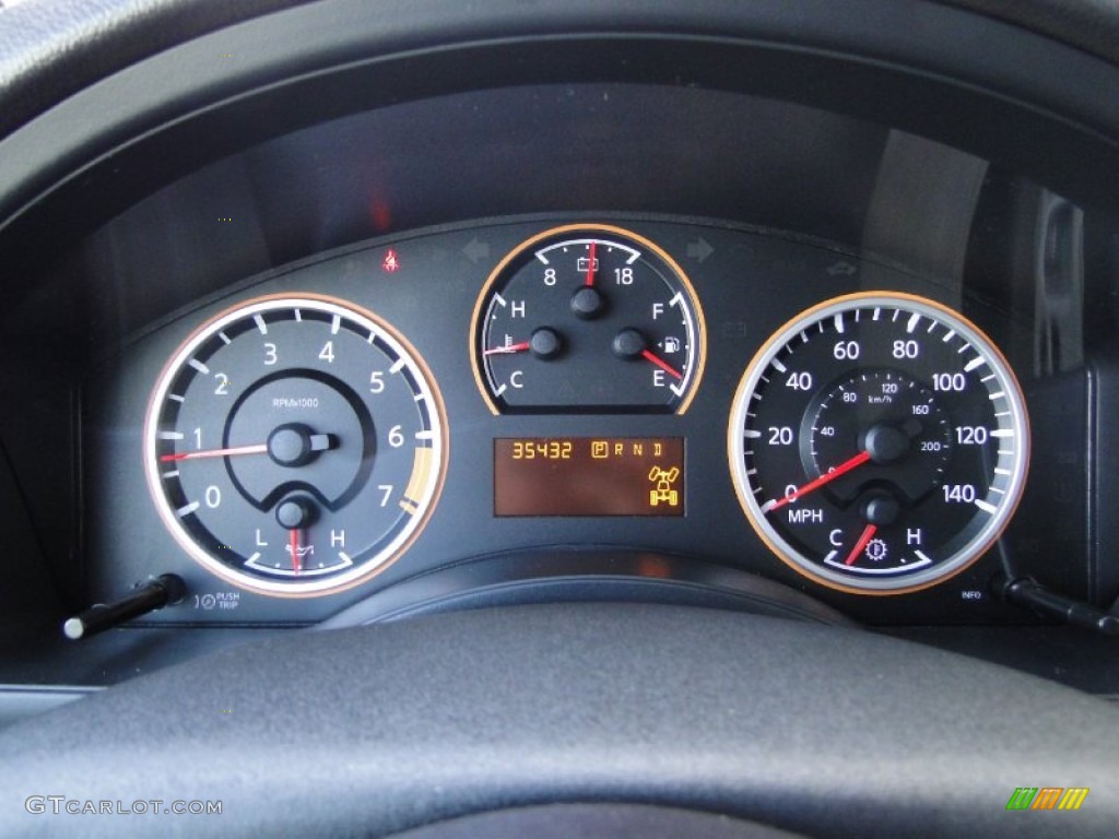 2010 Nissan Armada SE 4WD Gauges Photo #65483013