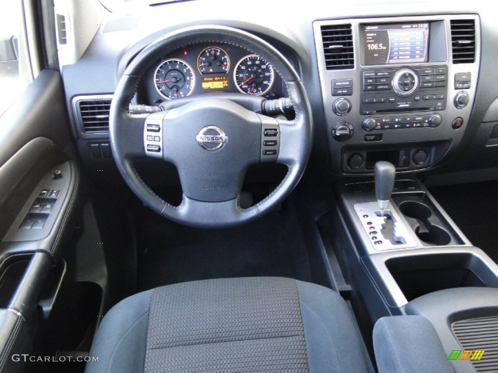 2010 Nissan Armada SE 4WD Charcoal Dashboard Photo #65483034