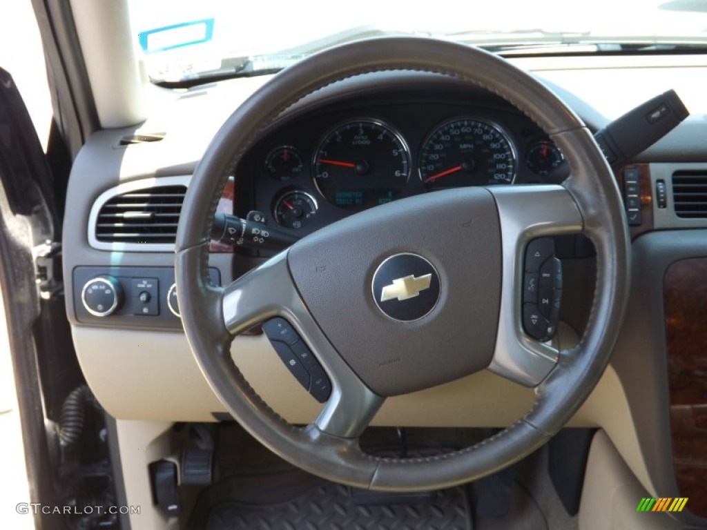 2009 Silverado 1500 LTZ Crew Cab 4x4 - Black Granite Metallic / Light Cashmere photo #10