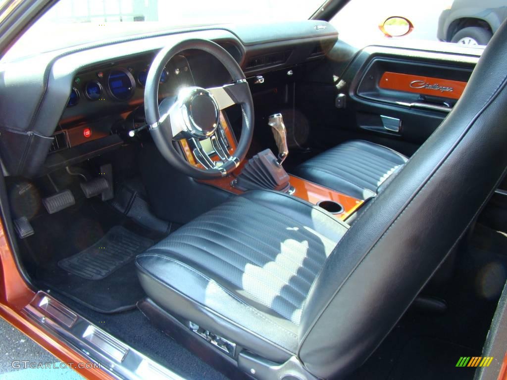 Black Interior 1970 Dodge Challenger 2 Door Hardtop Photo