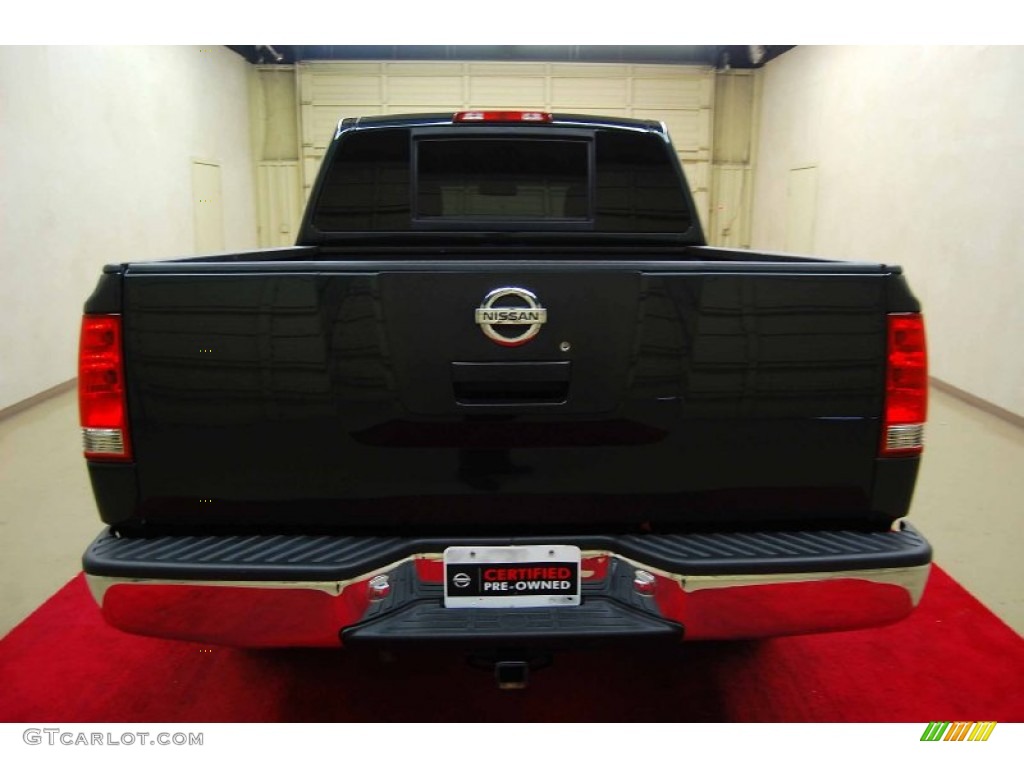 2008 Titan SE Crew Cab - Timberline Green / Charcoal photo #5