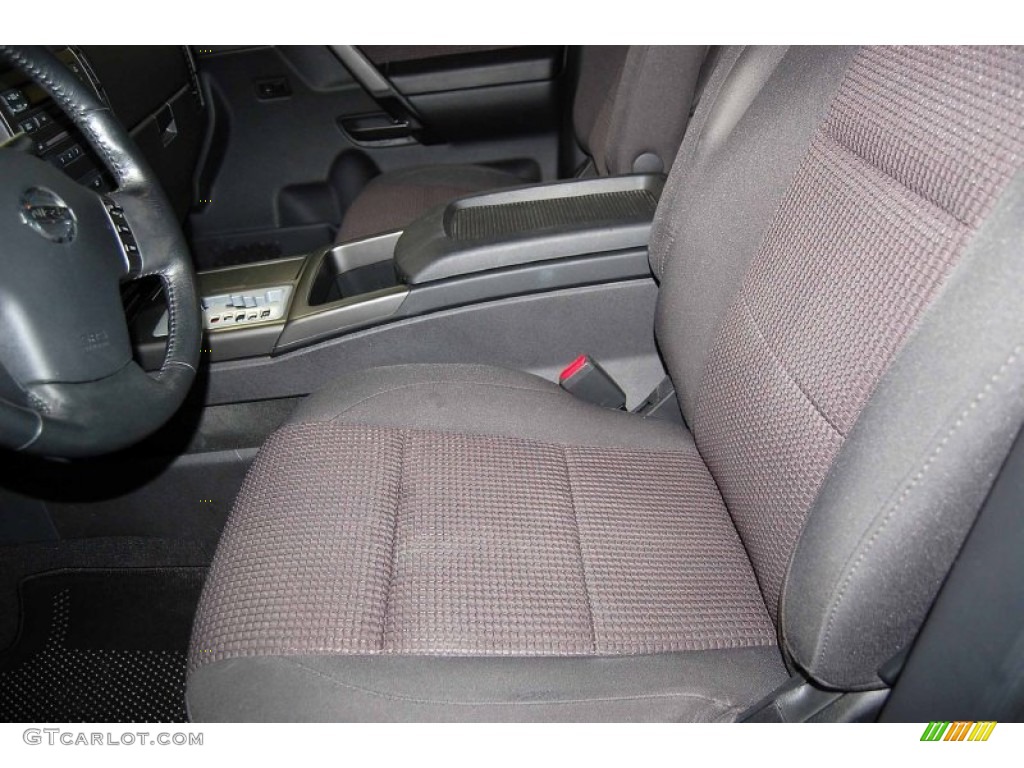 2008 Titan SE Crew Cab - Timberline Green / Charcoal photo #10
