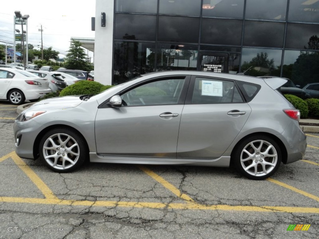 Liquid Silver Metallic 2010 Mazda MAZDA3 MAZDASPEED3 Grand Touring 5 Door Exterior Photo #65486350