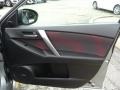 Black/Red 2010 Mazda MAZDA3 MAZDASPEED3 Grand Touring 5 Door Door Panel