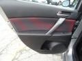 Black/Red 2010 Mazda MAZDA3 MAZDASPEED3 Grand Touring 5 Door Door Panel