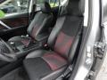 Black/Red 2010 Mazda MAZDA3 MAZDASPEED3 Grand Touring 5 Door Interior Color