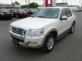 2010 White Platinum Tri-Coat Ford Explorer Eddie Bauer 4x4  photo #3