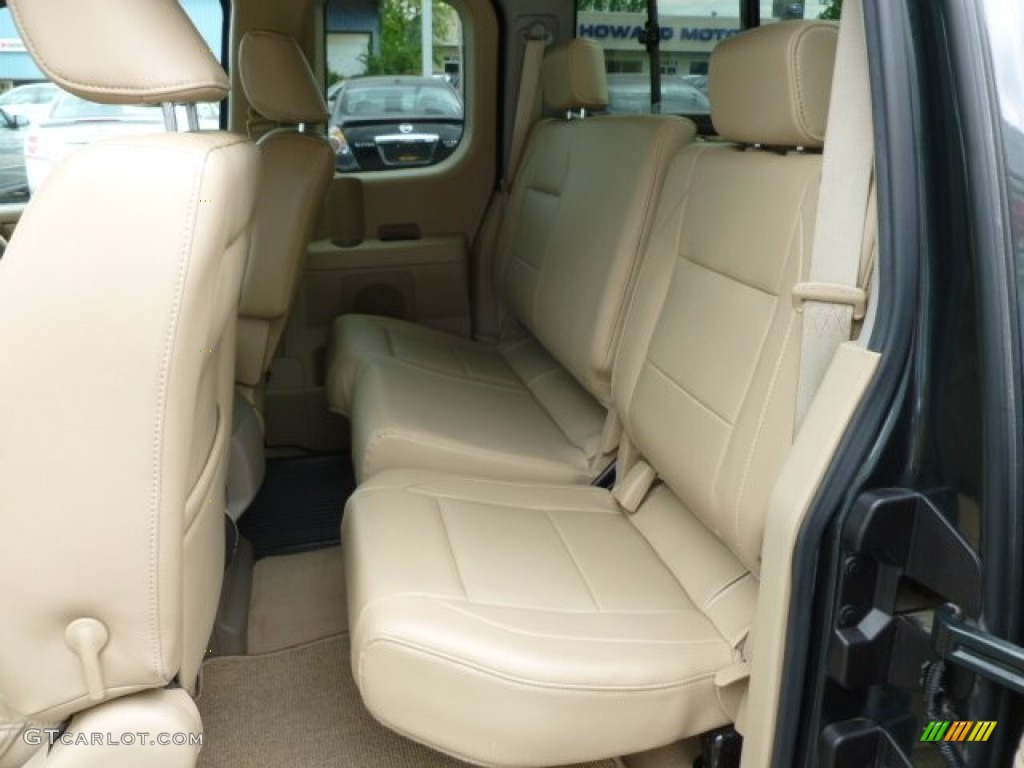 2008 Titan LE King Cab 4x4 - Timberline Green / Almond photo #6