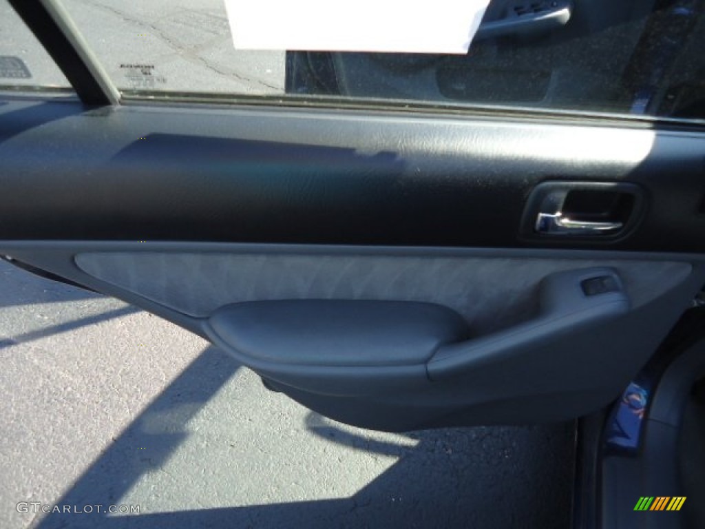 2003 Civic LX Sedan - Royal Blue / Gray photo #14