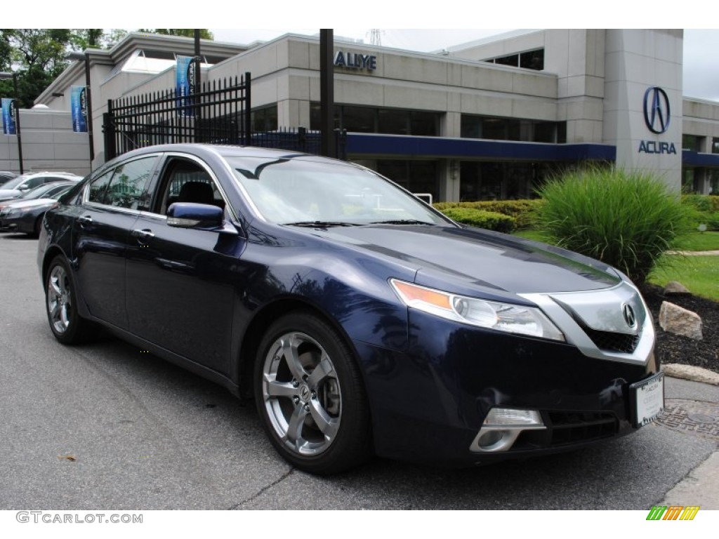 2009 TL 3.7 SH-AWD - Royal Blue Pearl / Ebony photo #1