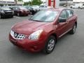 2011 Cayenne Red Nissan Rogue S AWD  photo #3
