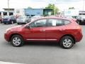 2011 Cayenne Red Nissan Rogue S AWD  photo #8