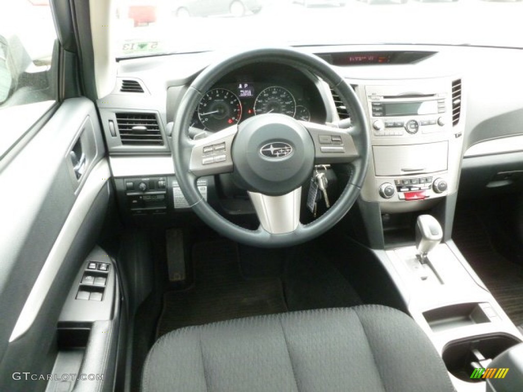 2011 Subaru Legacy 2.5i Premium Off-Black Dashboard Photo #65490346