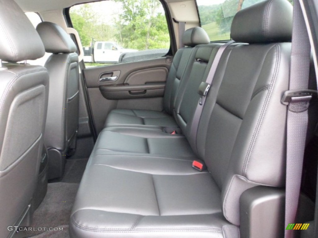 2012 GMC Sierra 3500HD Denali Crew Cab 4x4 Rear Seat Photo #65491234