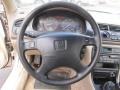 Beige 1996 Honda Accord LX Sedan Steering Wheel