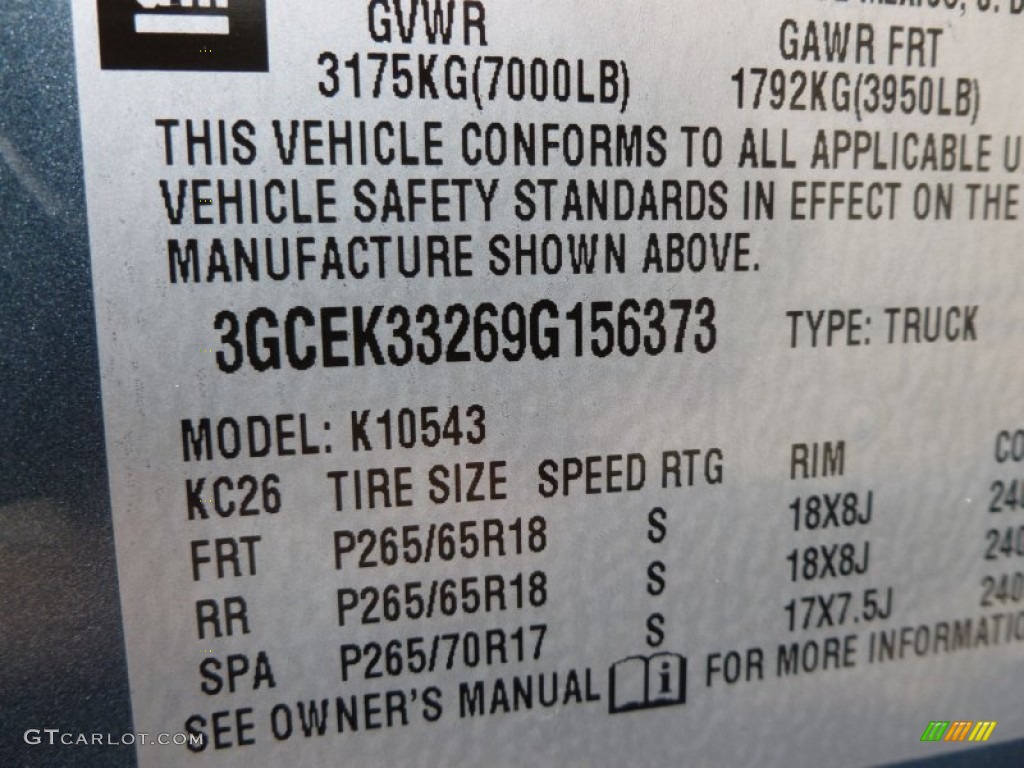 2009 Silverado 1500 LTZ Crew Cab 4x4 - Blue Granite Metallic / Ebony photo #36