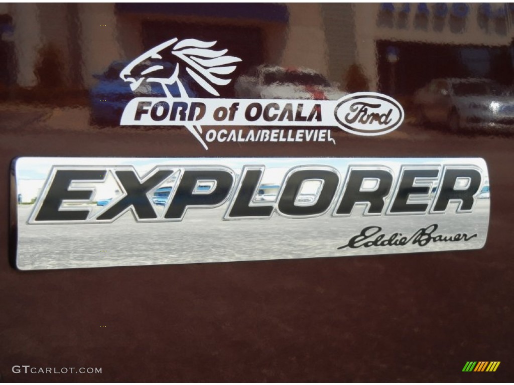 2007 Explorer Eddie Bauer - Dark Cherry Metallic / Black/Stone photo #9