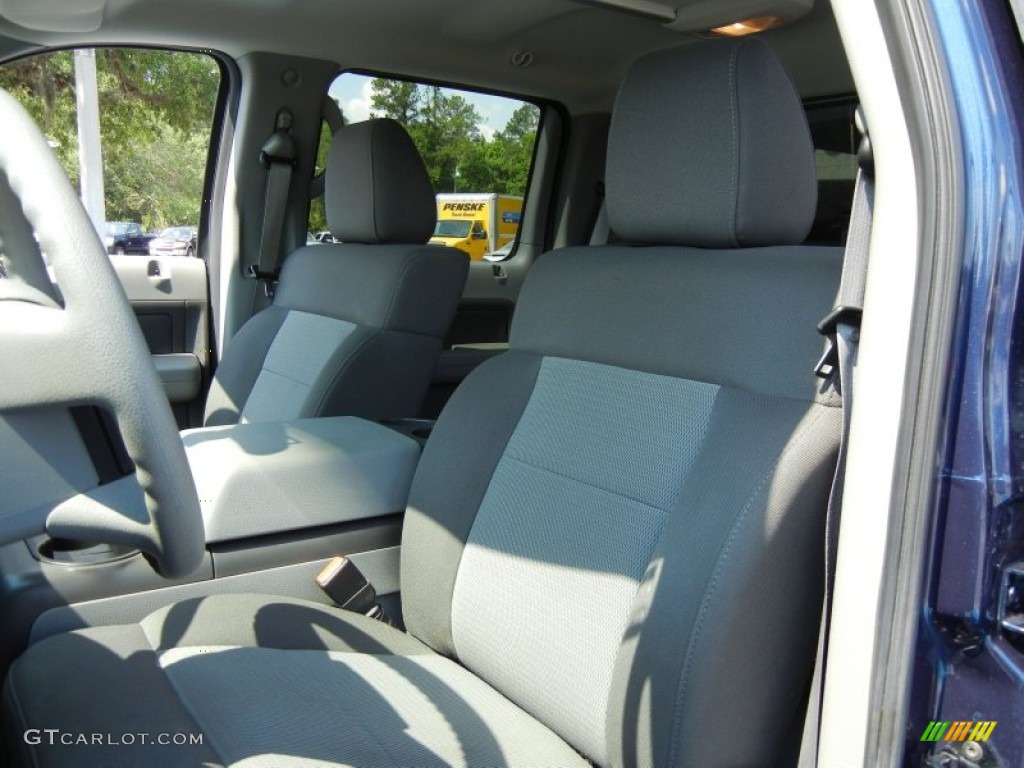 2004 F150 XLT SuperCrew - True Blue Metallic / Medium/Dark Flint photo #13