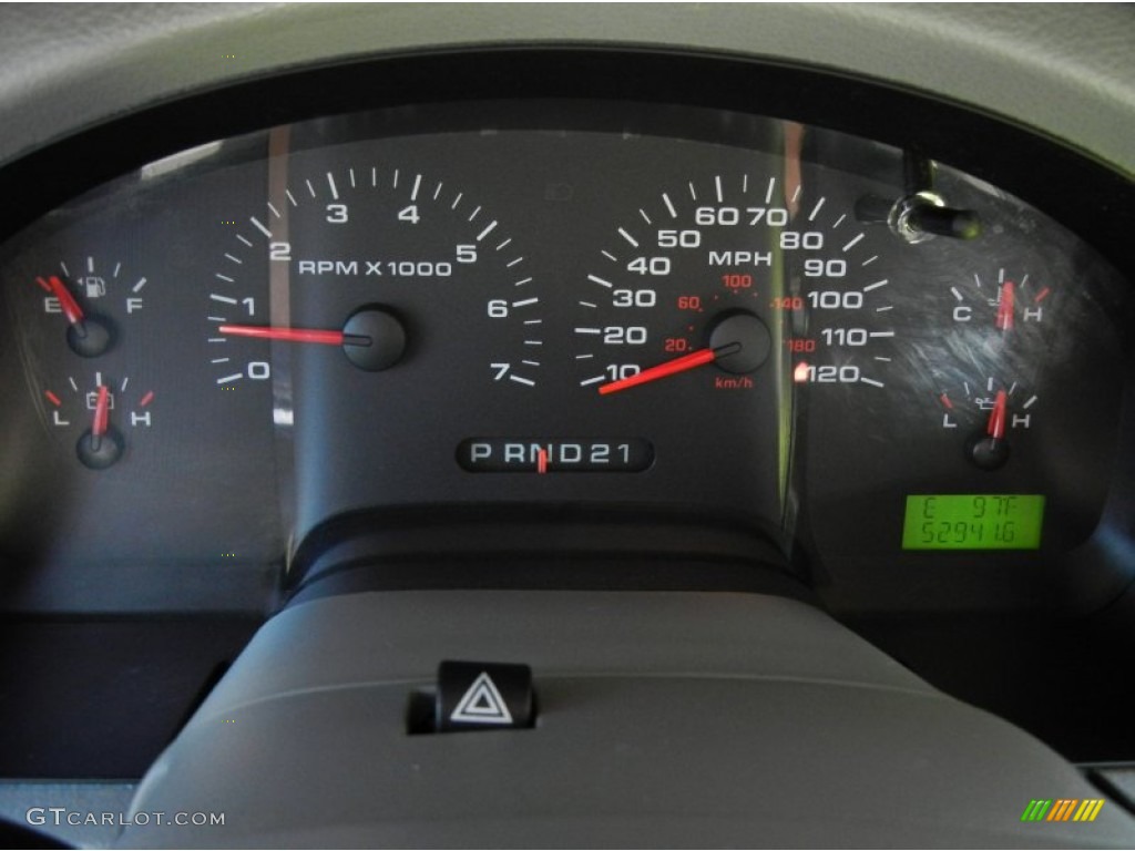 2004 F150 XLT SuperCrew - True Blue Metallic / Medium/Dark Flint photo #21