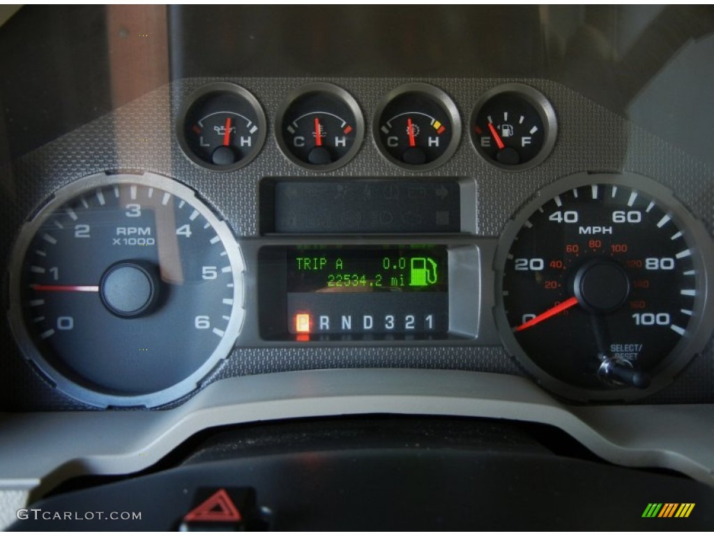 2010 Ford F250 Super Duty XL SuperCab 4x4 Gauges Photos