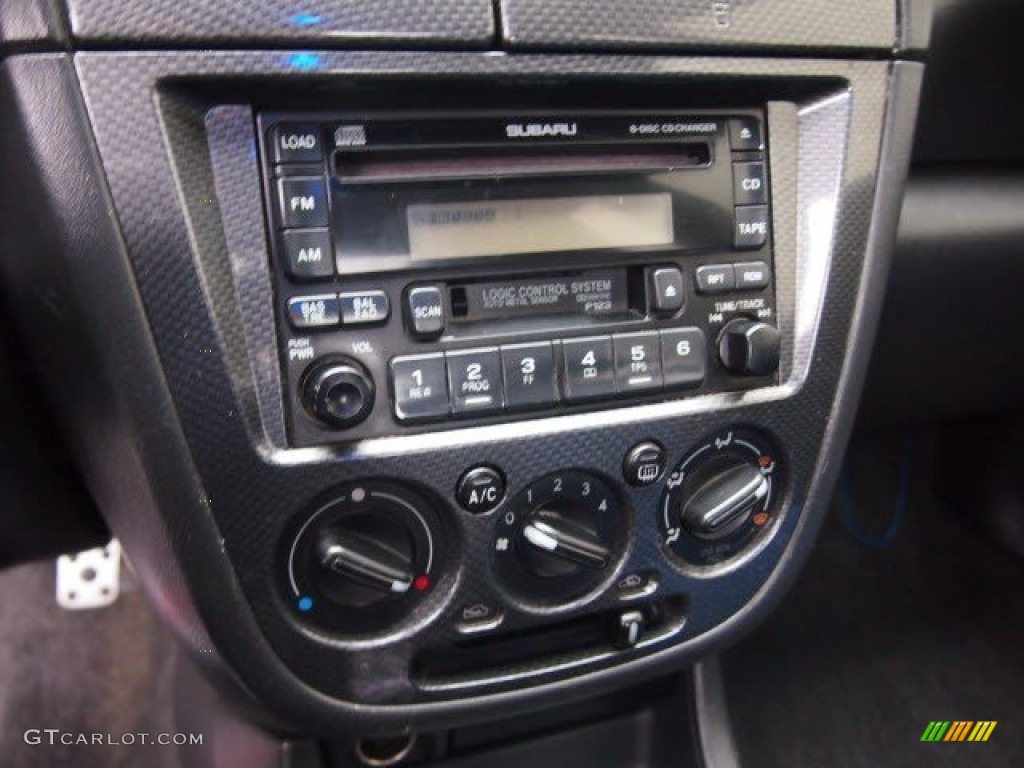 2003 Impreza WRX Sedan - Platinum Silver Metallic / Grey/Blue photo #15