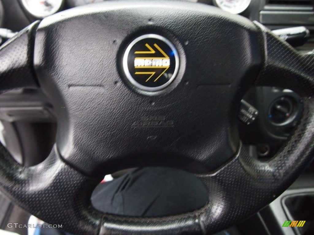 2003 Impreza WRX Sedan - Platinum Silver Metallic / Grey/Blue photo #18