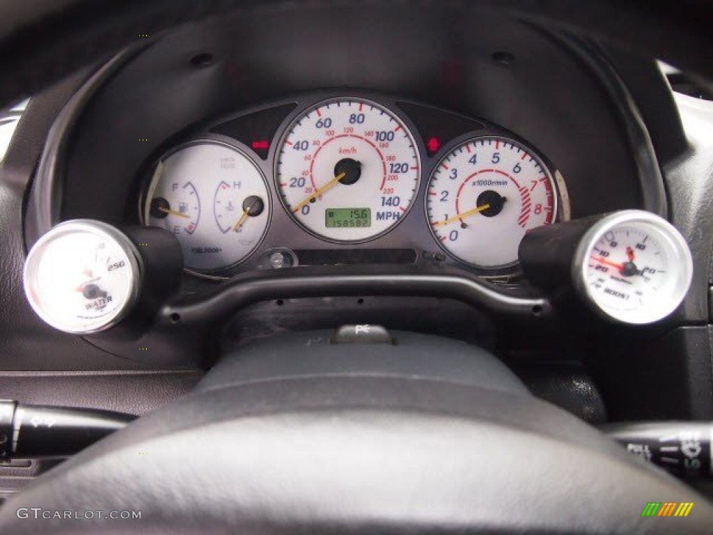 2003 Impreza WRX Sedan - Platinum Silver Metallic / Grey/Blue photo #19